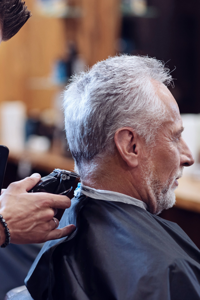 barber hair senior
