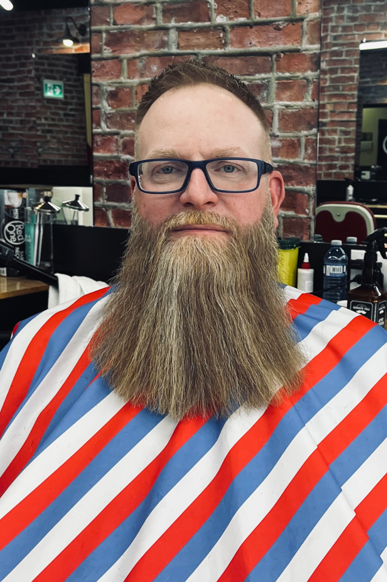 hair and beard